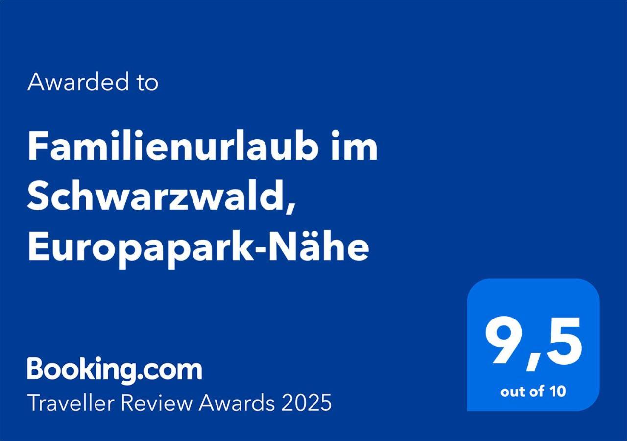 Familienurlaub Im Schwarzwald, Europapark-Naehe Apartment Ettenheim Bagian luar foto